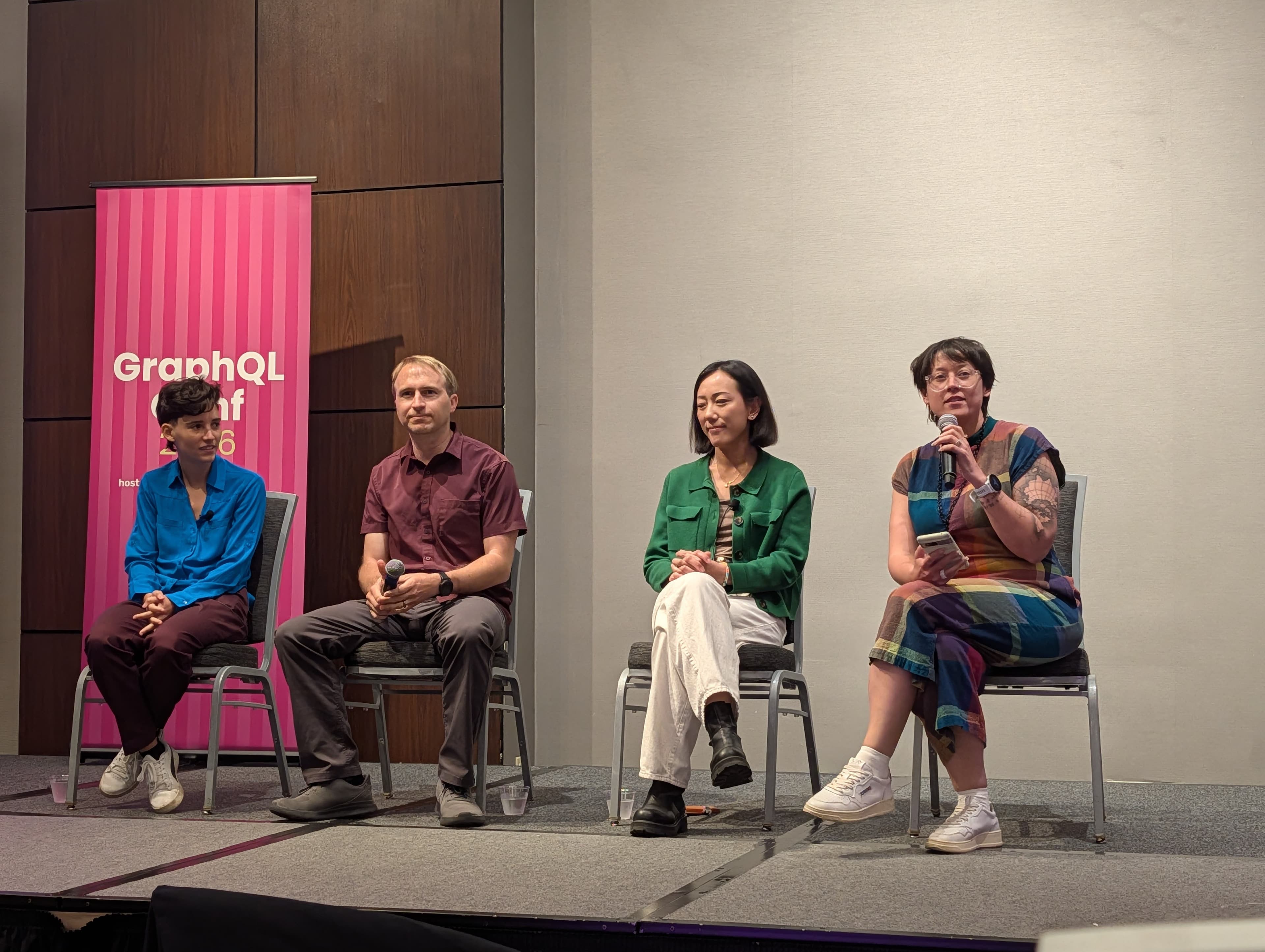 Panelists on stage